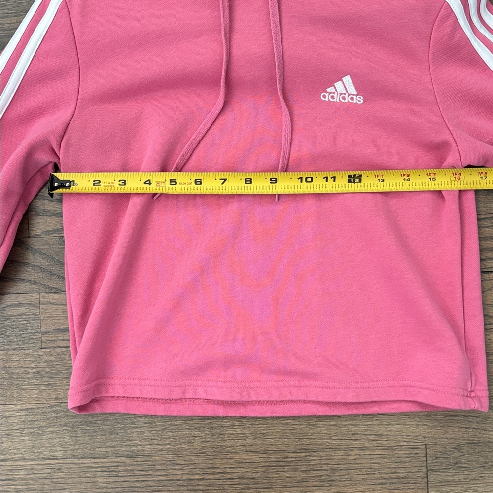 Adidas Pink Pullover with White Accents - Picture 10 of 11